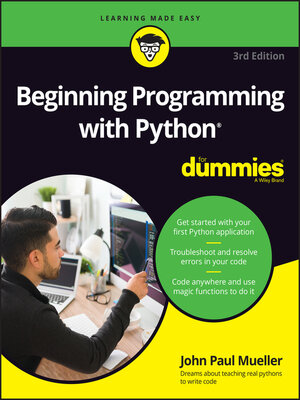cover image of Beginning Programming with Python For Dummies